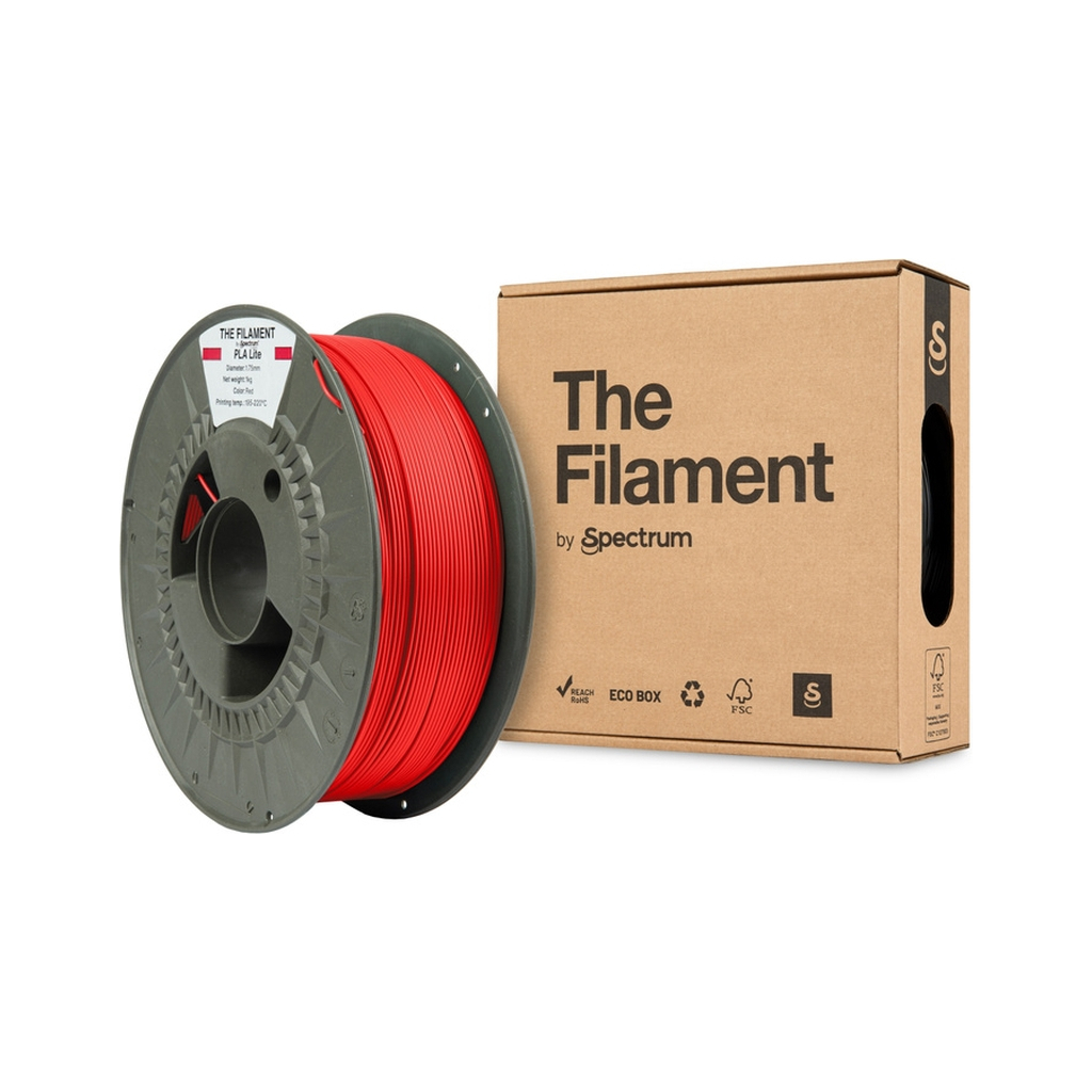 Пластик для 3D-принтера The Filament PLA Lite 1.75mm RED 1kg (TF-24219) - фото 3 Пластик для 3D-принтера The Filament PLA Lite 1.75mm RED 1kg (TF-24219) - фото 3