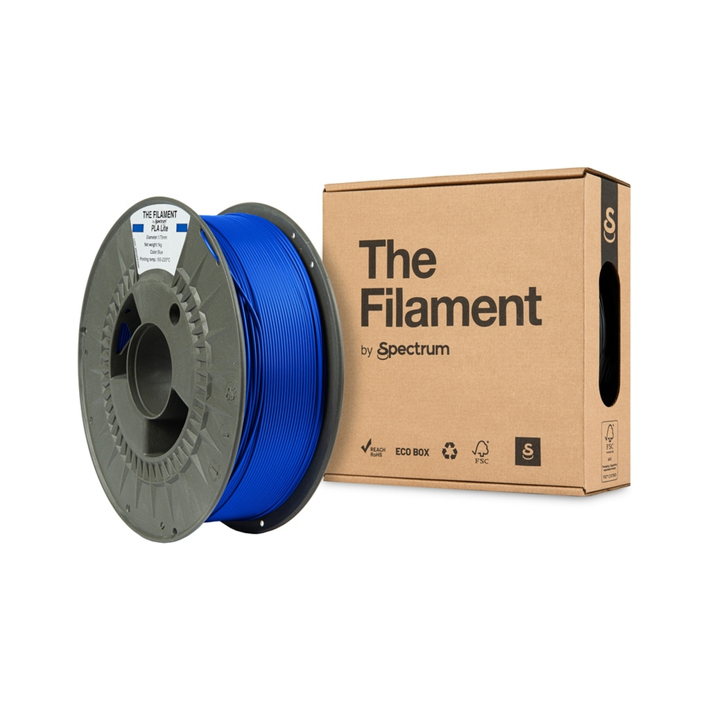 Пластик для 3D-принтера The Filament PLA Lite 1.75mm BLUE 1kg (TF-24220) - фото 3 Пластик для 3D-принтера The Filament PLA Lite 1.75mm BLUE 1kg (TF-24220) - фото 3