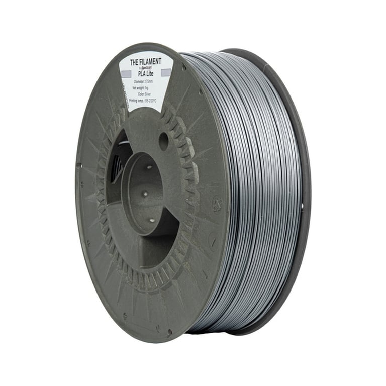 Пластик для 3D-принтера The Filament PLA Lite 1.75mm SILVER 1kg (TF-24234) - фото 1