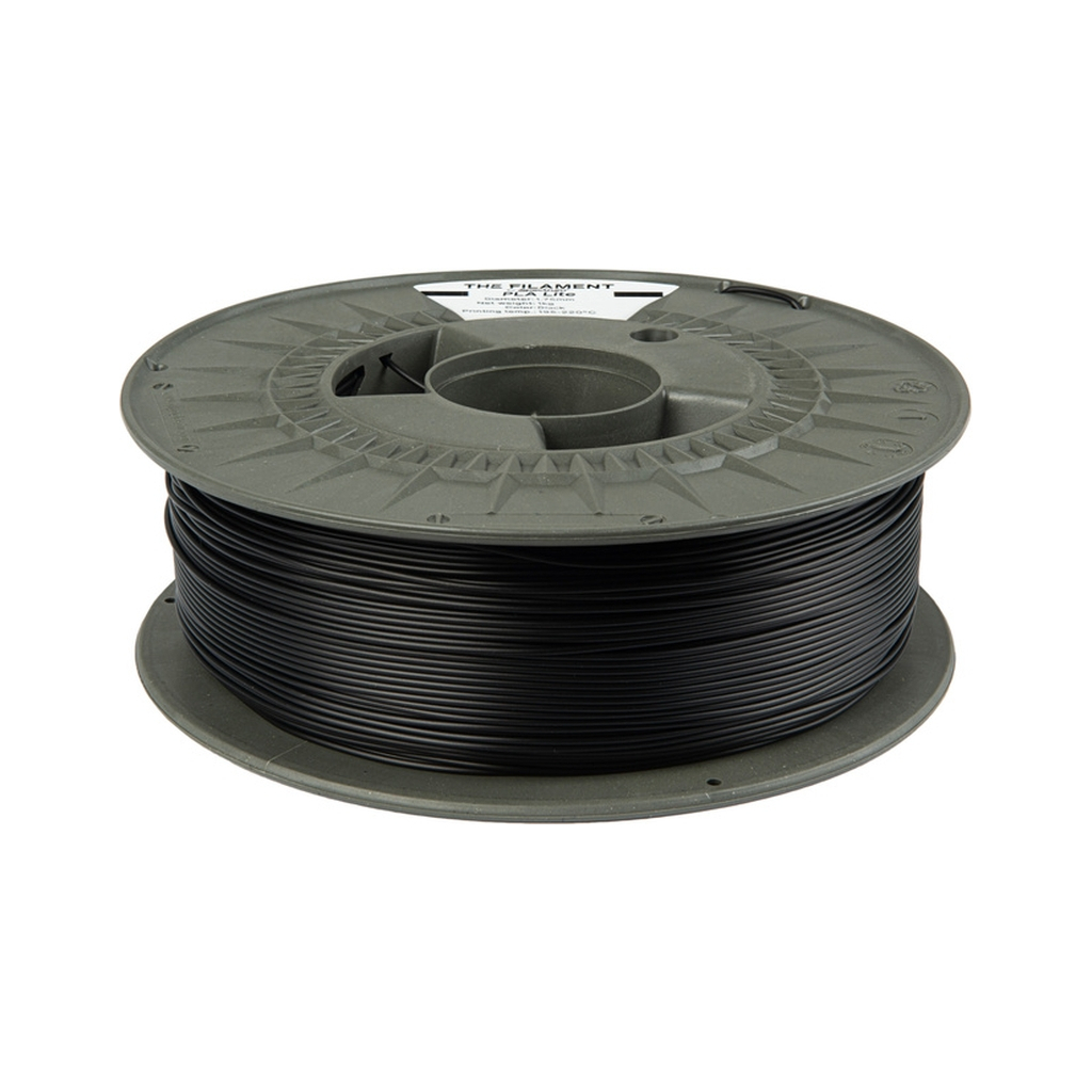 Пластик для 3D-принтера The Filament PLA Lite 1.75mm BLACK 1kg (TF-24224) - фото 2 Пластик для 3D-принтера The Filament PLA Lite 1.75mm BLACK 1kg (TF-24224) - фото 2