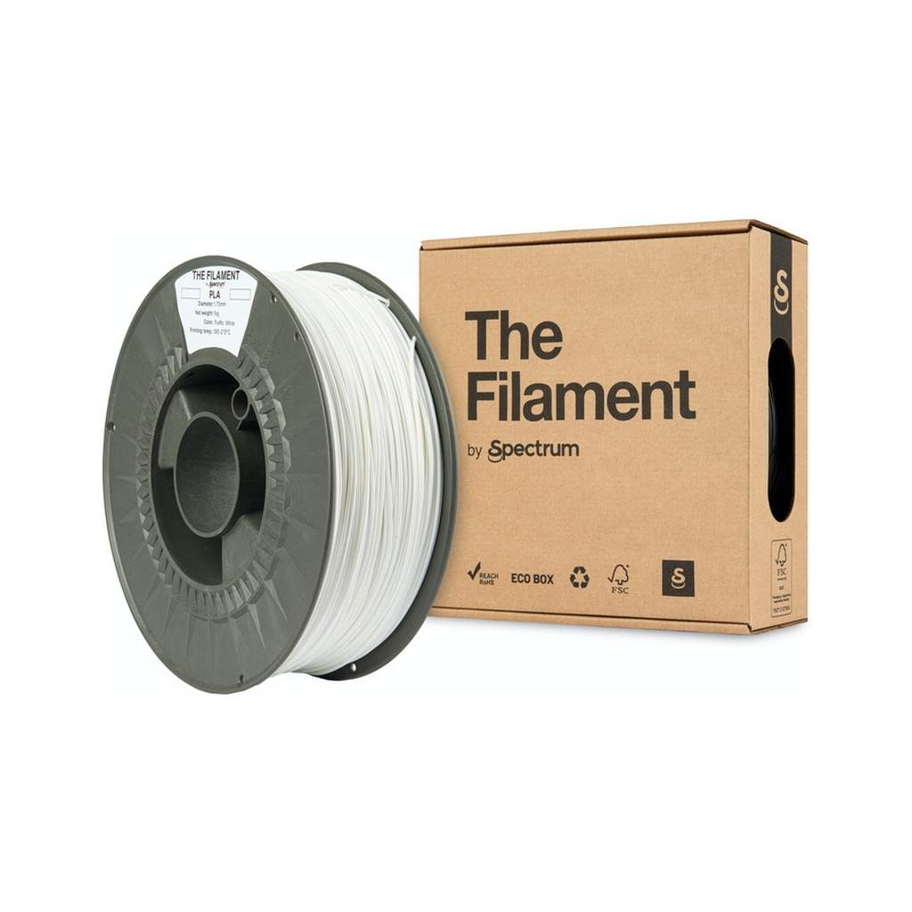 Пластик для 3D-принтера The Filament PLA 1.75mm 1kg TRAFFIC WHITE (TF-24001) - фото 3 Пластик для 3D-принтера The Filament PLA 1.75mm 1kg TRAFFIC WHITE (TF-24001) - фото 3