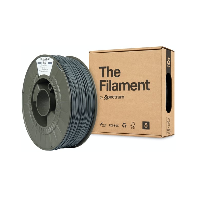 Пластик для 3D-принтера The Filament PLA 1.75mm 1kg BASALT GREY (TF-24002) - фото 3