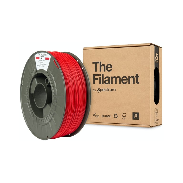 Пластик для 3D-принтера The Filament PLA 1.75mm 1kg TECHNICAL RED (TF-24005) - фото 3