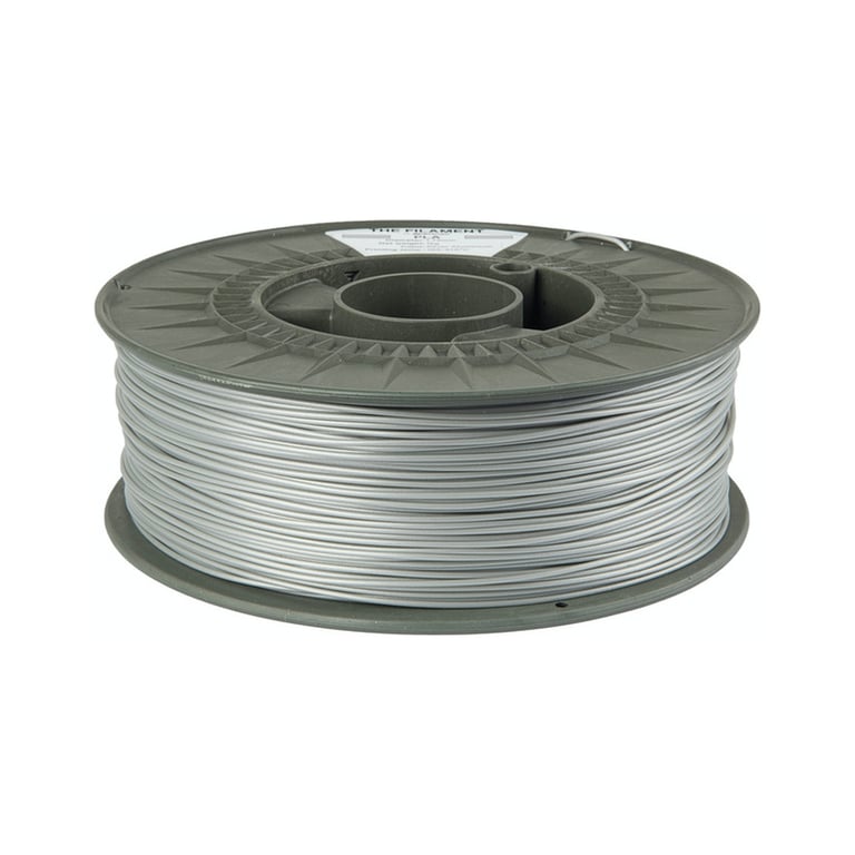 Пластик для 3D-принтера The Filament PLA 1.75mm 1kg SILVER ALUMINIUM (TF-24006) - фото 2