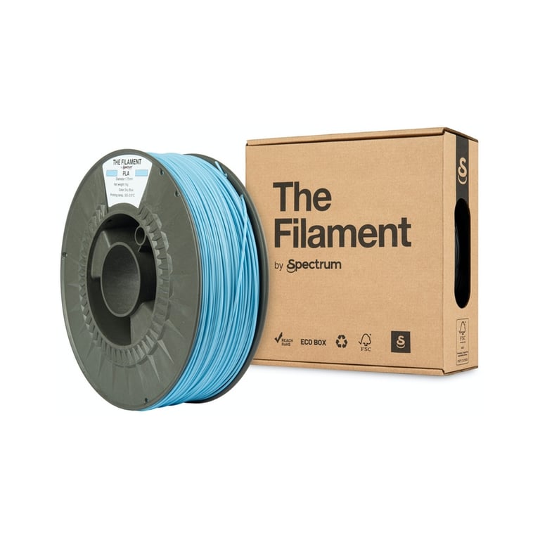 Пластик для 3D-принтера The Filament PLA 1.75mm 1kg SKY BLUE (TF-24008) - фото 3