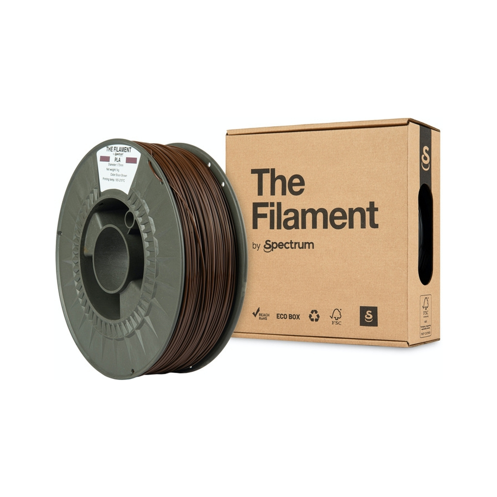 Пластик для 3D-принтера The Filament PLA 1.75mm 1kg BISON BROWN (TF-24010) - фото 3 Пластик для 3D-принтера The Filament PLA 1.75mm 1kg BISON BROWN (TF-24010) - фото 3