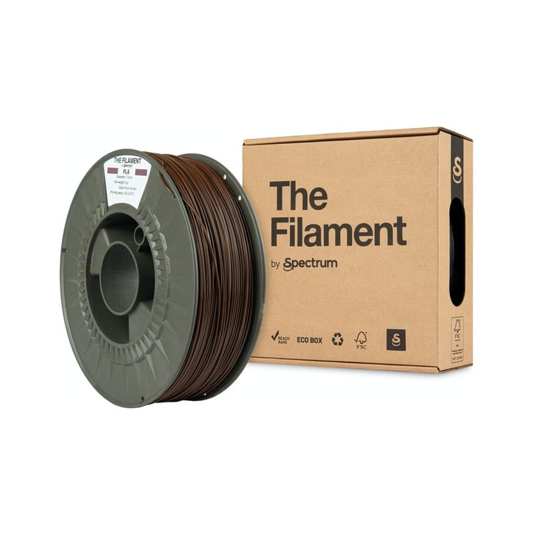 Пластик для 3D-принтера The Filament PLA 1.75mm 1kg BISON BROWN (TF-24010) - фото 3