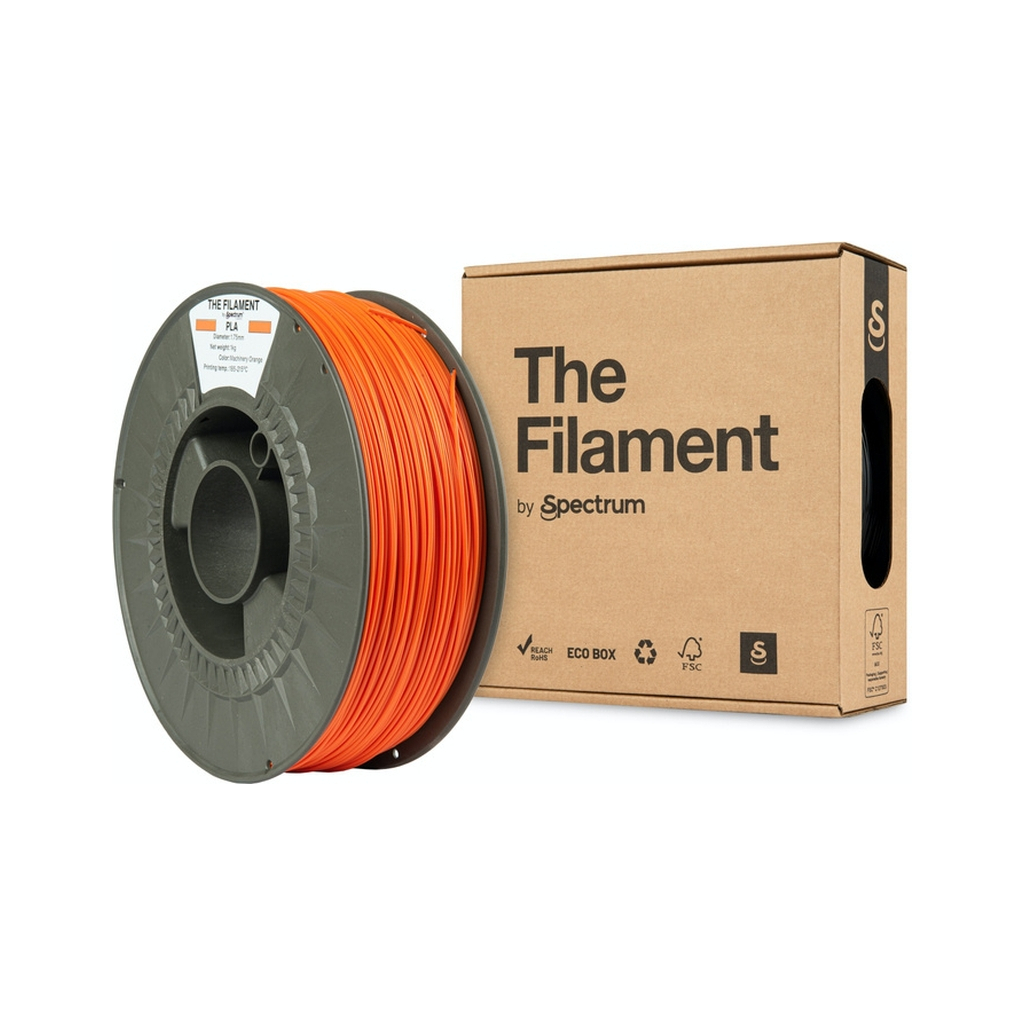 Пластик для 3D-принтера The Filament PLA 1.75mm 1kg MACHINERY ORANGE (TF-24012) - фото 3 Пластик для 3D-принтера The Filament PLA 1.75mm 1kg MACHINERY ORANGE (TF-24012) - фото 3