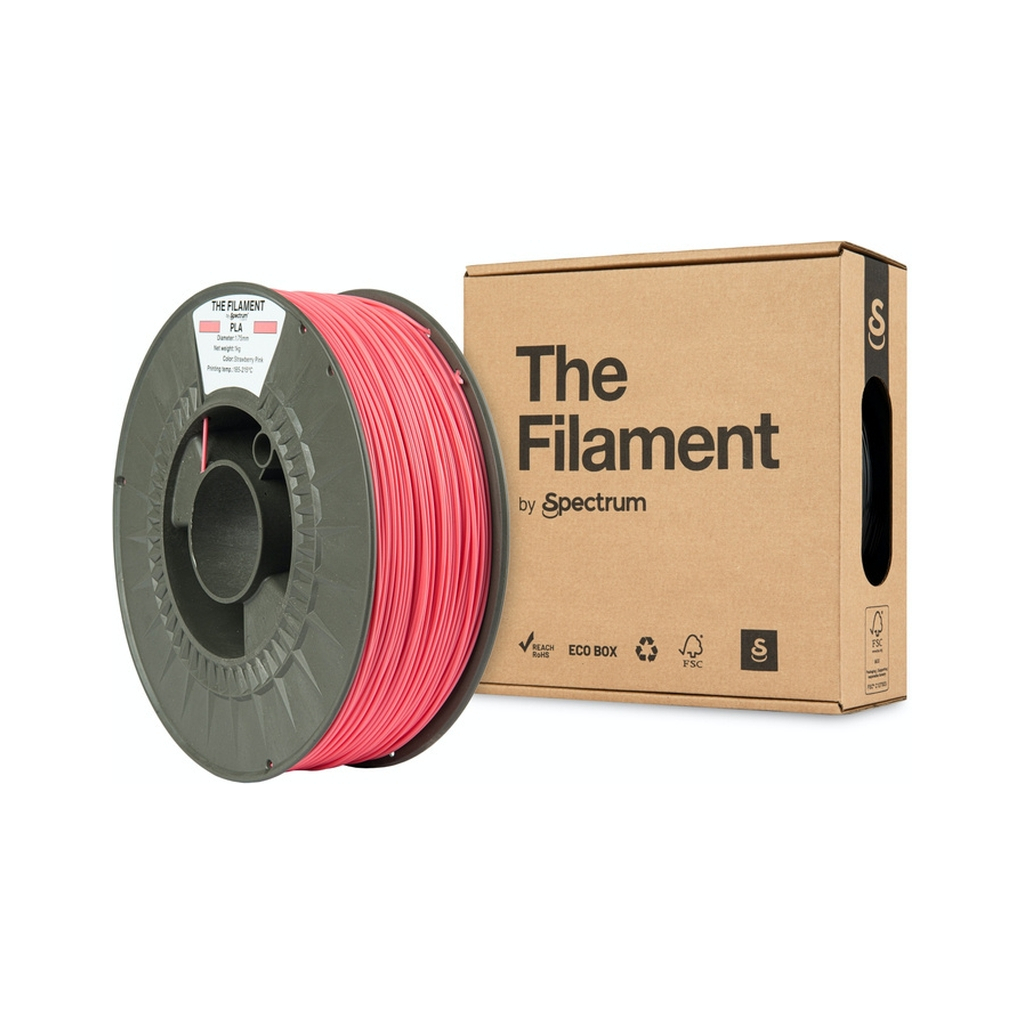 Пластик для 3D-принтера The Filament PLA 1.75mm 1kg STRAWBERRY PINK (TF-24013) - фото 3 Пластик для 3D-принтера The Filament PLA 1.75mm 1kg STRAWBERRY PINK (TF-24013) - фото 3