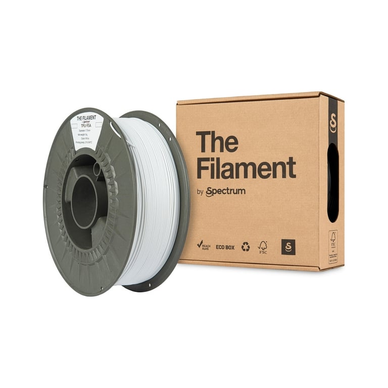 Пластик для 3D-принтера The Filament TPU-95A 1.75mm WHITE 1kg (TF-24132) - фото 3