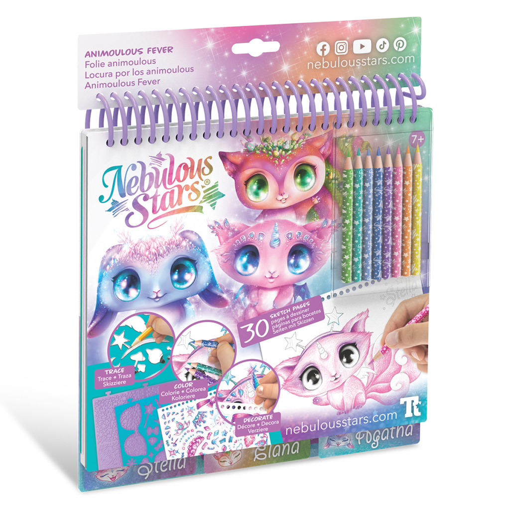 Набір для творчості Nebulous Stars Скетчбук Зоряні друзі (11141) - фото 1