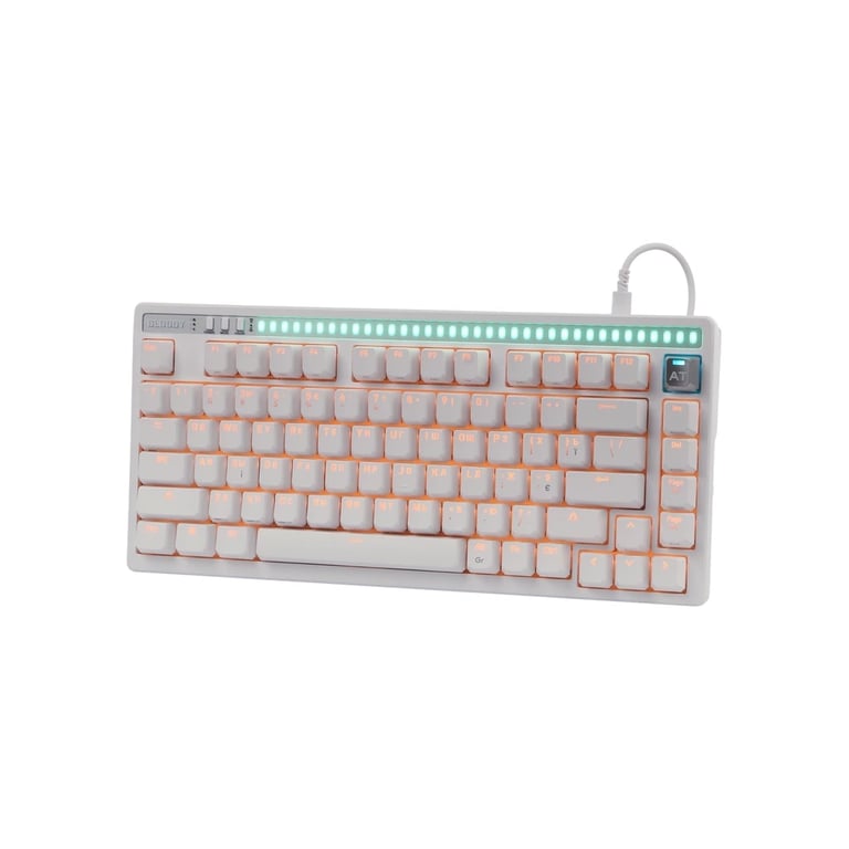 Клавіатура A4Tech Bloody AT75 USB RGB UA White (4711421002776) - фото 2