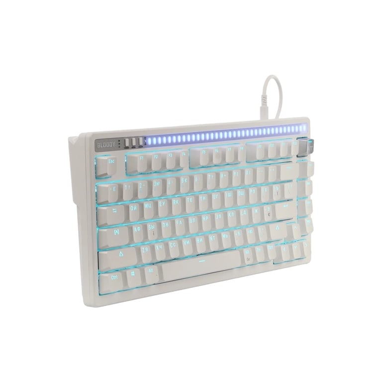 Клавіатура A4Tech Bloody AT75 USB RGB UA White (4711421002776) - фото 3