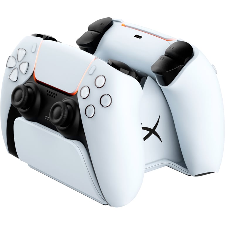 Зарядний пристрій HyperX ChargePlay Duo для PS5 DualSense White (51P68AA) - фото 1