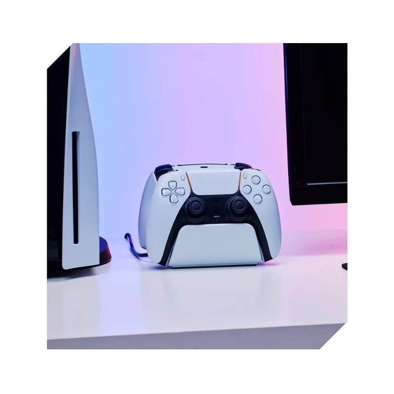 Зарядний пристрій HyperX ChargePlay Duo для PS5 DualSense White (51P68AA) - фото 7