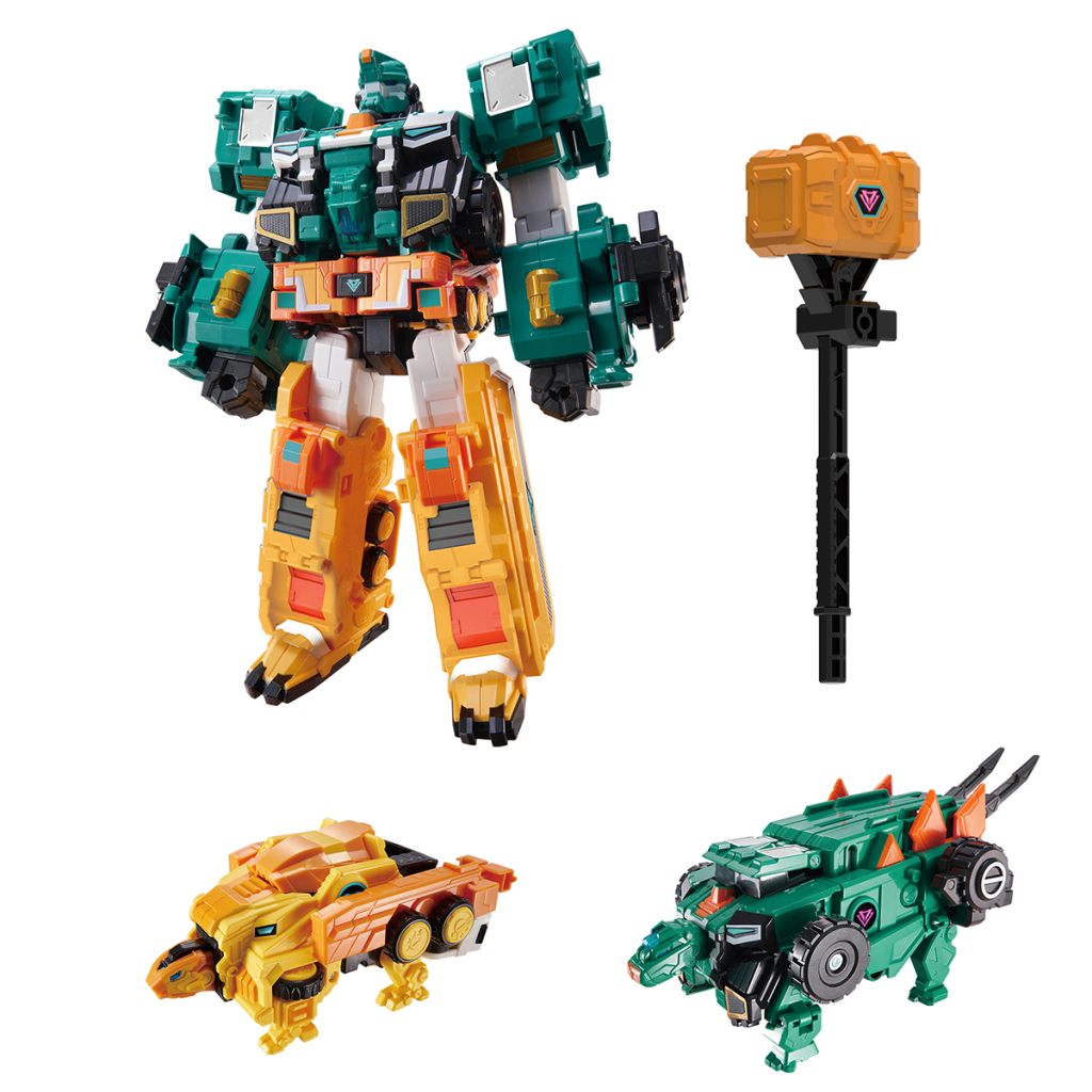 Трансформер Dinoster Стего Трон (2 машини, динозаври) (EU580804) - фото 1