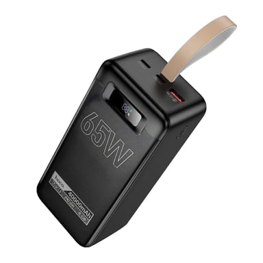 Батарея універсальна HOCO 40000mAh Aquila PD/3.0/65W QC/3.0 Black (DB82 / 714726) - фото 1