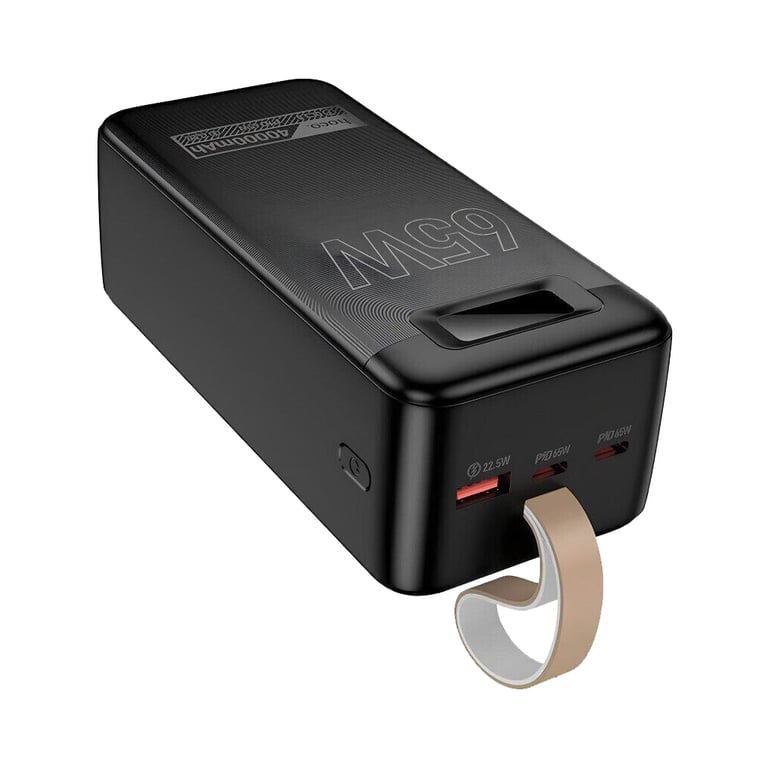Батарея універсальна HOCO 40000mAh Aquila PD/3.0/65W QC/3.0 Black (DB82 / 714726) - фото 4