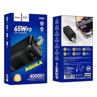 Батарея універсальна HOCO 40000mAh Aquila PD/3.0/65W QC/3.0 Black (DB82 / 714726) - фото 6