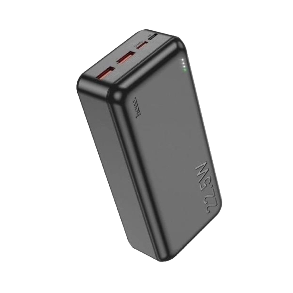 Батарея універсальна HOCO 30000mAh Astute 22.5W PD QC Black (J101B / 714732) - фото 1
