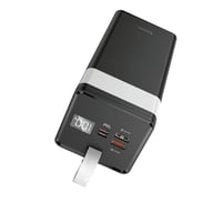 Батарея універсальна HOCO 50000mAh Powermaster PD/20W, QC/22.5W, Lamp, Black (J86A / 714738) - фото 2