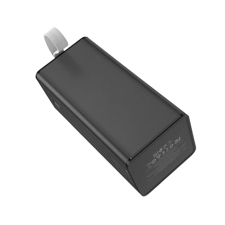 Батарея універсальна HOCO 50000mAh Powermaster PD/20W, QC/22.5W, Lamp, Black (J86A / 714738) - фото 3