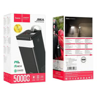 Батарея універсальна HOCO 50000mAh Powermaster PD/20W, QC/22.5W, Lamp, Black (J86A / 714738) - фото 5
