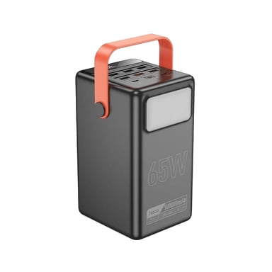 Батарея універсальна HOCO 100000mAh Max Centurion PD/65W, QC, LED Lamp, Black (DB03 / 714722) - фото 1