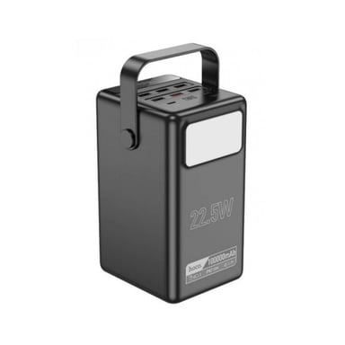 Батарея універсальна HOCO 100000mAh Endure 22.5W PD, QC, LED Lamp, Black (DB03 / 714721) - фото 1