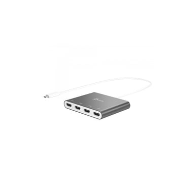 Адаптер USB-C to 4xHDMI F quad display J5create (JCA366-N) - фото 1