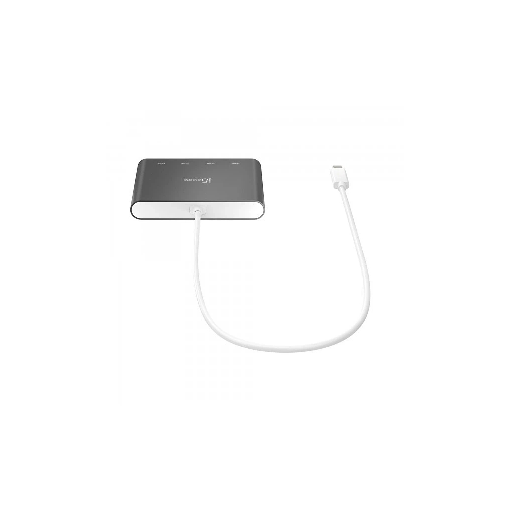 Адаптер USB-C to 4xHDMI F quad display J5create (JCA366-N) - фото 5 Адаптер USB-C to 4xHDMI F quad display J5create (JCA366-N) - фото 5