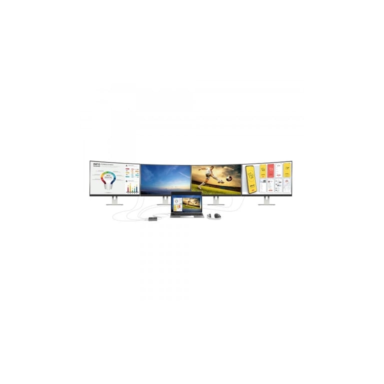 Адаптер USB-C to 4xHDMI F quad display J5create (JCA366-N) - фото 9