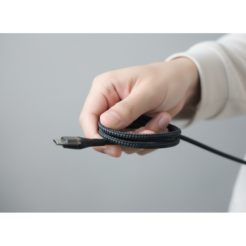 Дата кабель USB-C to USB-C 1.5m 5A 100W Quick Charge magnetic black BeCover (714555) - фото 7 Дата кабель USB-C to USB-C 1.5m 5A 100W Quick Charge magnetic black BeCover (714555) - фото 7