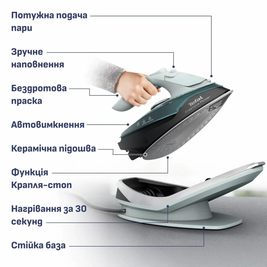 Праска Tefal FV6670E0 - фото 9 Праска Tefal FV6670E0 - фото 9