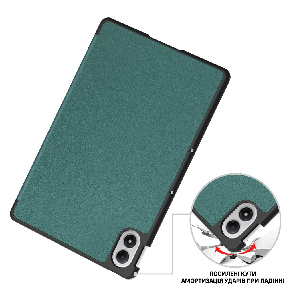 Чохол до планшета BeCover Smart Case Xiaomi Redmi Pad 2 Pro 12.1" Dark Green (714628) - фото 4 Чохол до планшета BeCover Smart Case Xiaomi Redmi Pad 2 Pro 12.1" Dark Green (714628) - фото 4