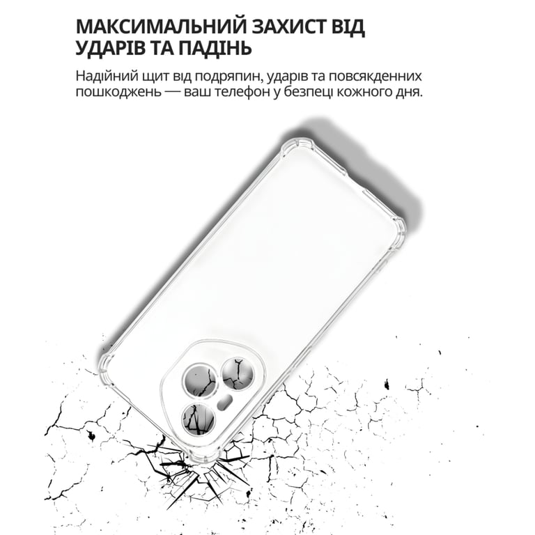 Чохол до мобільного телефона BeCover Anti-Shock Honor 400 Pro Clear (714712) - фото 3