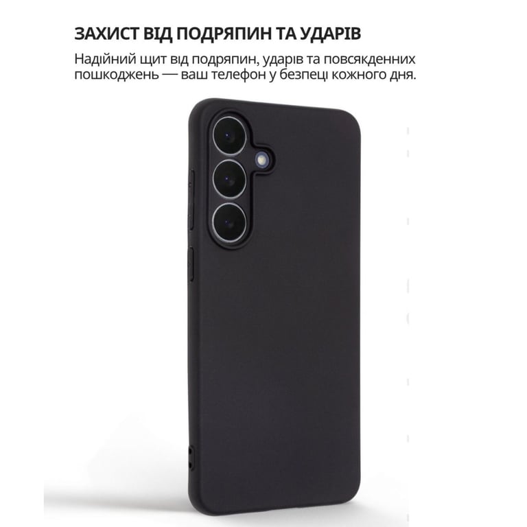 Чохол до мобільного телефона BeCover Silicone Samsung Galaxy S25 FE SM-S731 Black (714388) - фото 2