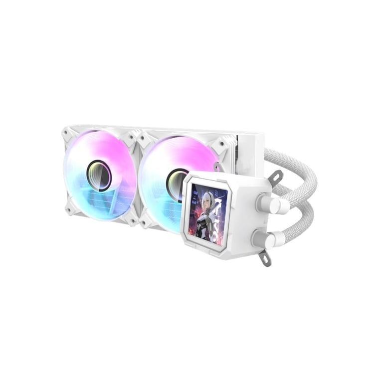 Система рідинного охолодження DARKFLASH DV240S WHITE - фото 1