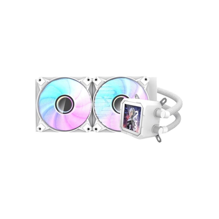 Система рідинного охолодження DARKFLASH DV240S WHITE - фото 2