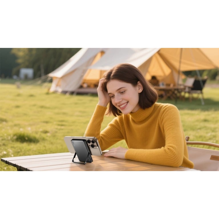 Батарея універсальна UmeTravel 5000mAh 20W M7 Magnetic and Wireless (1175590) - фото 3