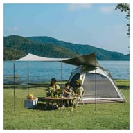 Намет Naturehike тримісний автоматичний із тентом Ango CNK2550WS01 L, коричневий (6975641887799) - фото 4