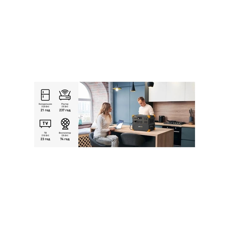 Зарядна станція Pecron 3600W 3072Wh (E3600LFP) - фото 5
