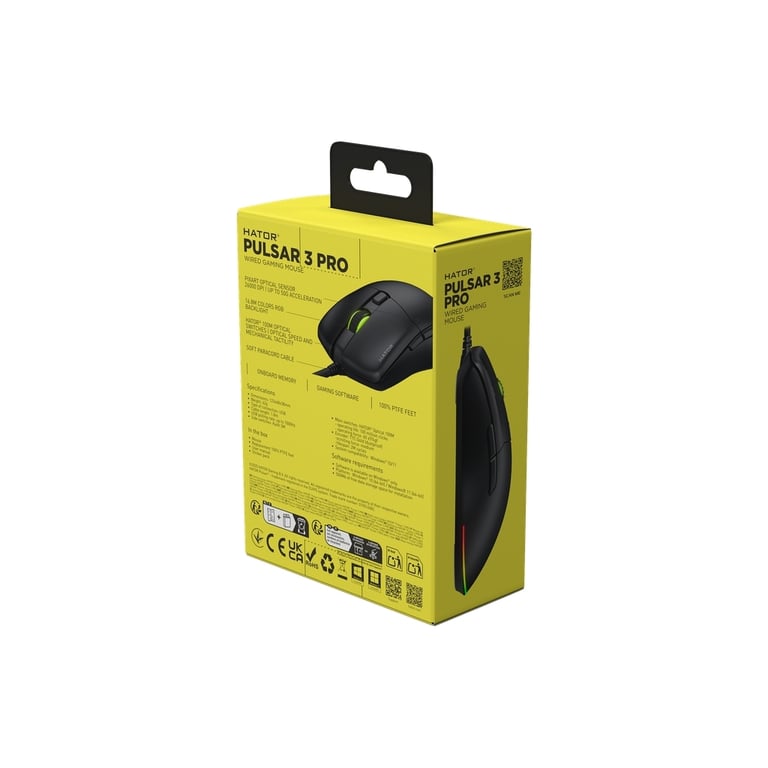 Мишка Hator Pulsar 3 Pro USB Black (HTM620) - фото 8
