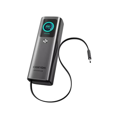 Батарея універсальна Canyon 20000mAh OnPower 265 PD/100W (CNS-CPB265DG) - фото 1
