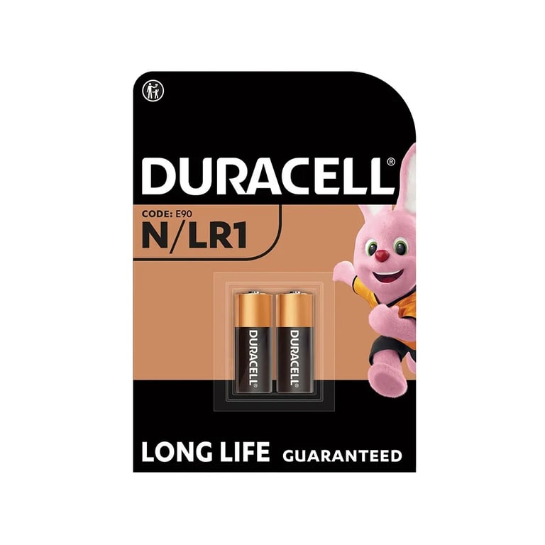 Батарейка Duracell N 1.5V лужна, LR1/E90/4001/AM5/MN9100 2 шт. в упаковці (5007465) - фото 1