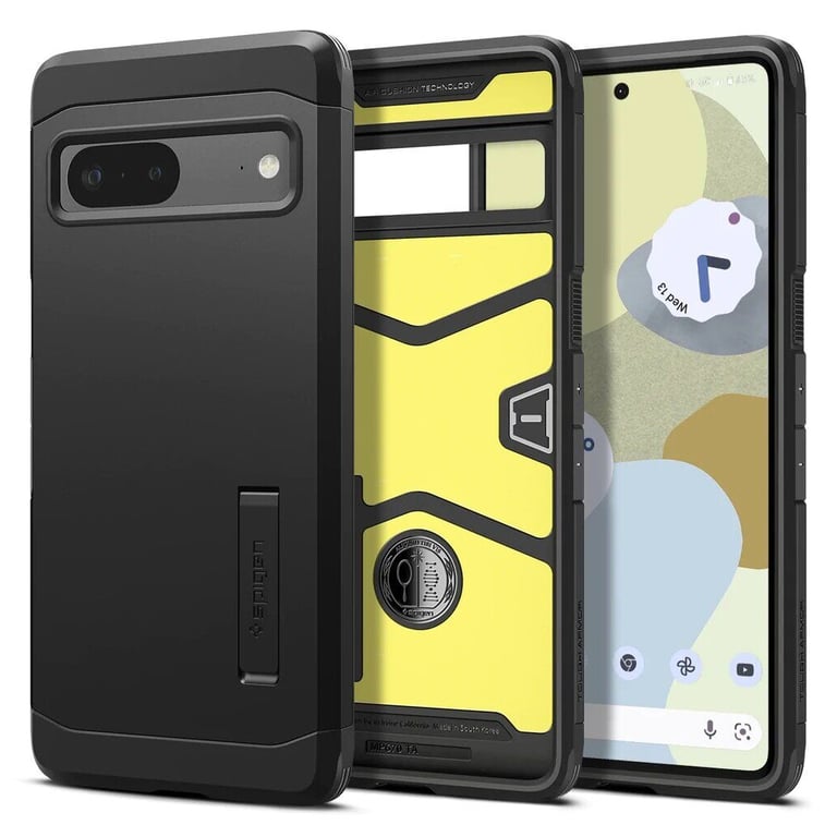 Чохол до мобільного телефона Spigen Tough Armor Google Pixel 7 Black (8809811862546) - фото 8