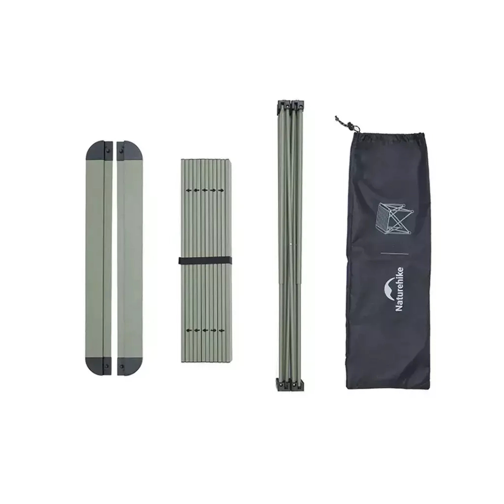 Туристичний стіл Naturehike CNK2450JJ013, M, алюміній, сірий (6976507663267) - фото 3 Туристичний стіл Naturehike CNK2450JJ013, M, алюміній, сірий (6976507663267) - фото 3