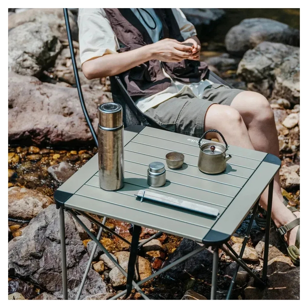 Туристичний стіл Naturehike CNK2450JJ013, M, алюміній, сірий (6976507663267) - фото 7 Туристичний стіл Naturehike CNK2450JJ013, M, алюміній, сірий (6976507663267) - фото 7