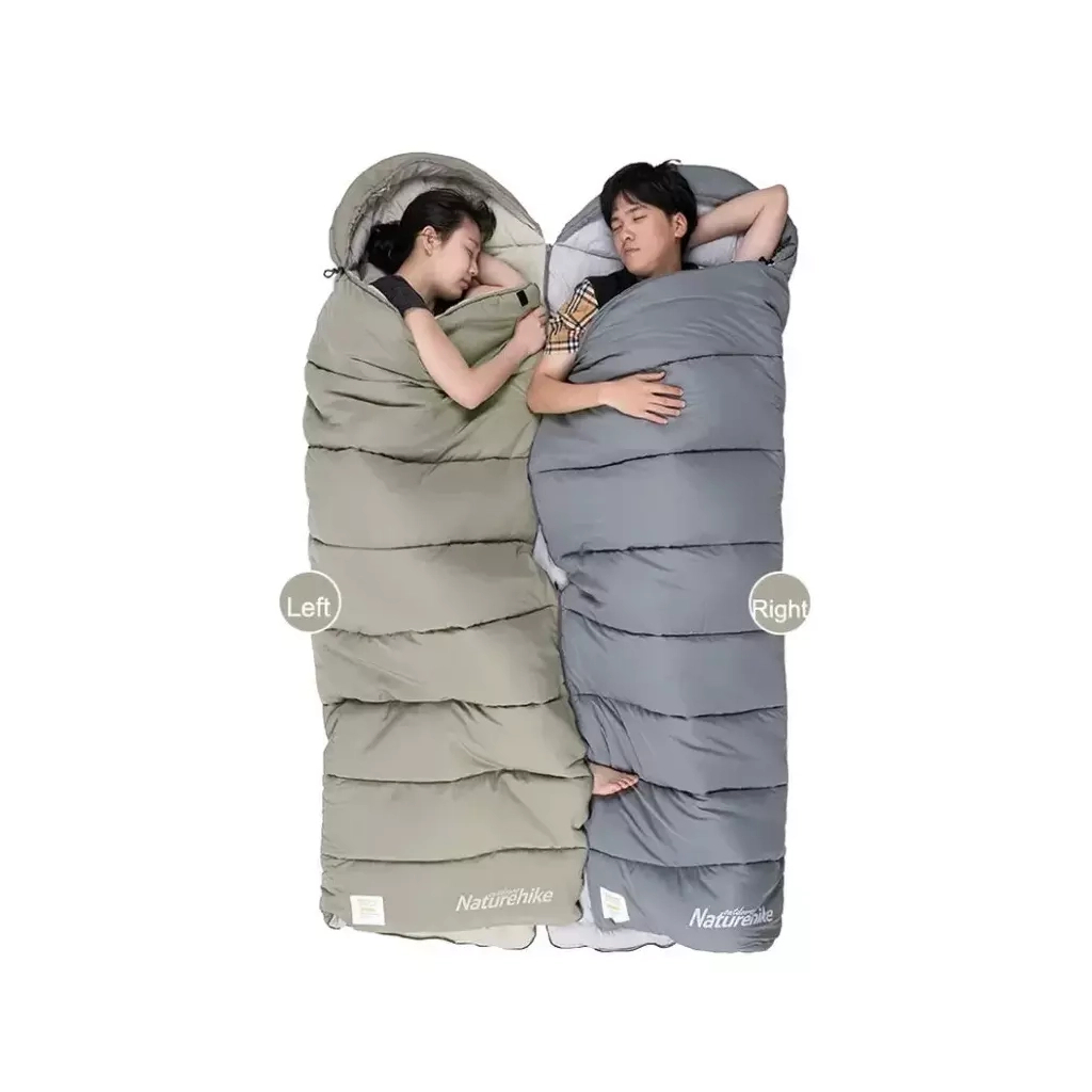Спальний мішок Naturehike з капюшоном із мішком для зберігання M300 CNK2350WS023, зелений, лівий (6927595776018) - фото 4 Спальний мішок Naturehike з капюшоном із мішком для зберігання M300 CNK2350WS023, зелений, лівий (6927595776018) - фото 4