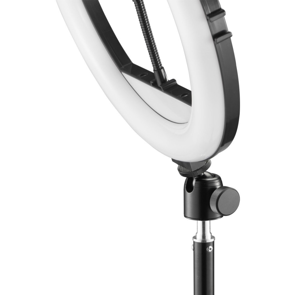 Набір блогера Hama Smartphone Tripod Steady-120 V2, 185см, Bluetooth, LED ring (00004659) - фото 10 Набір блогера Hama Smartphone Tripod Steady-120 V2, 185см, Bluetooth, LED ring (00004659) - фото 10